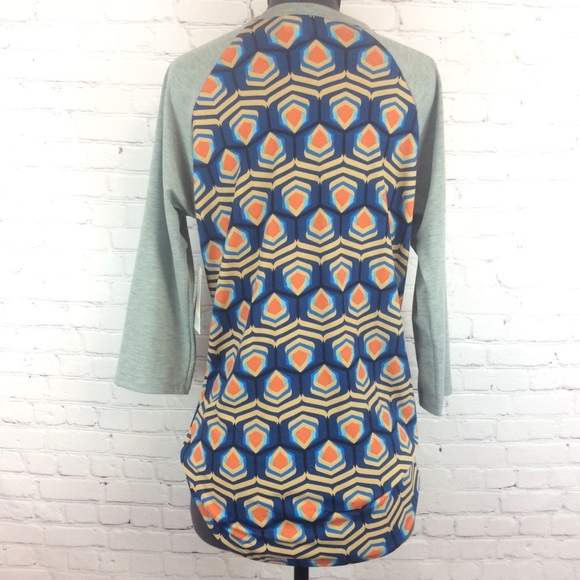 New SOFT sporty Women’s Baseball raglan Randy T shirt Long loose fit mid sleeve - Picture 5 of 8